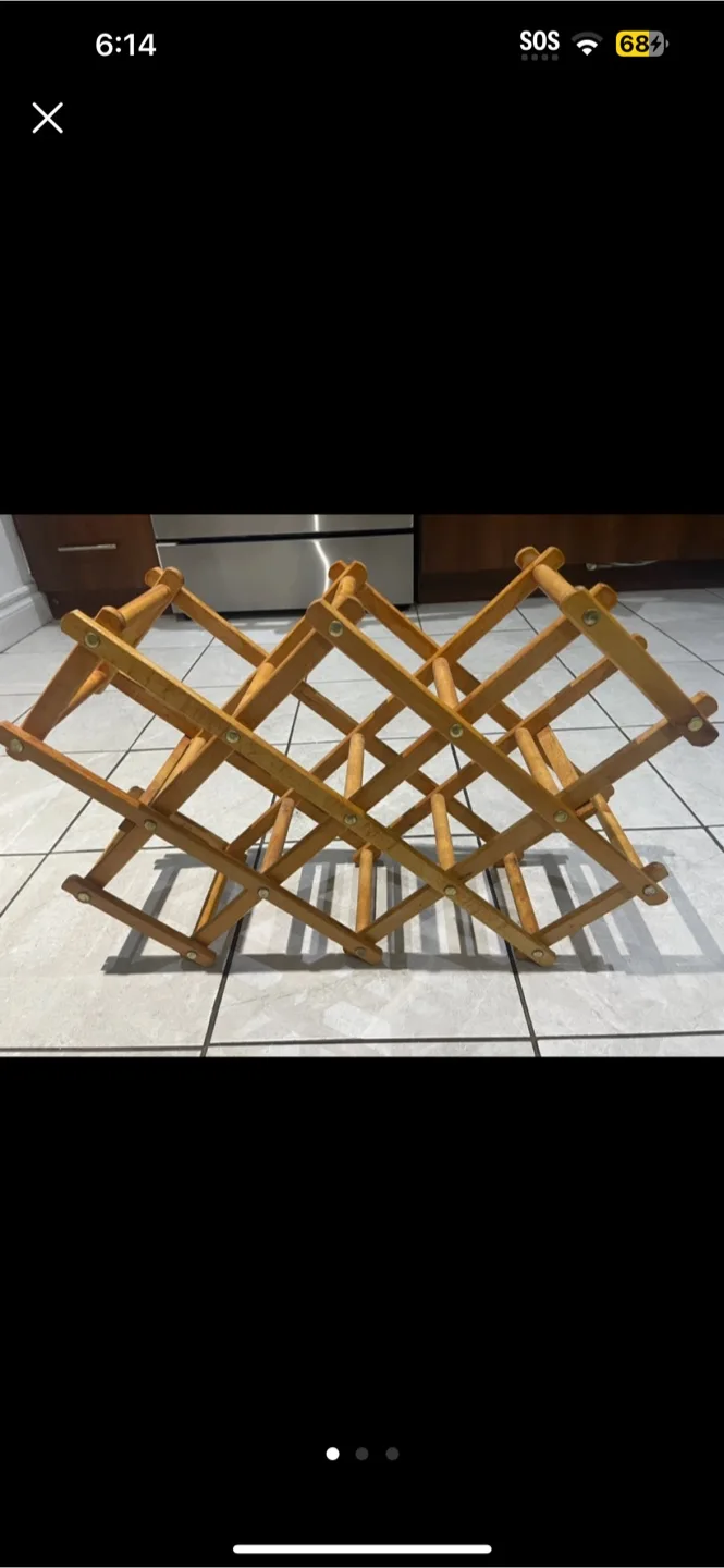 Wooden Wine Rack thumbnail