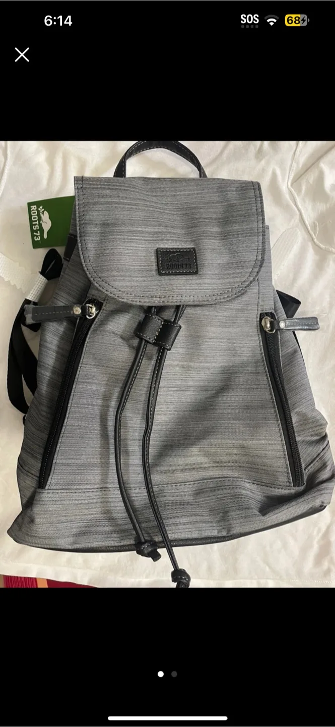Roots 73 Mini Backpack Grey thumbnail