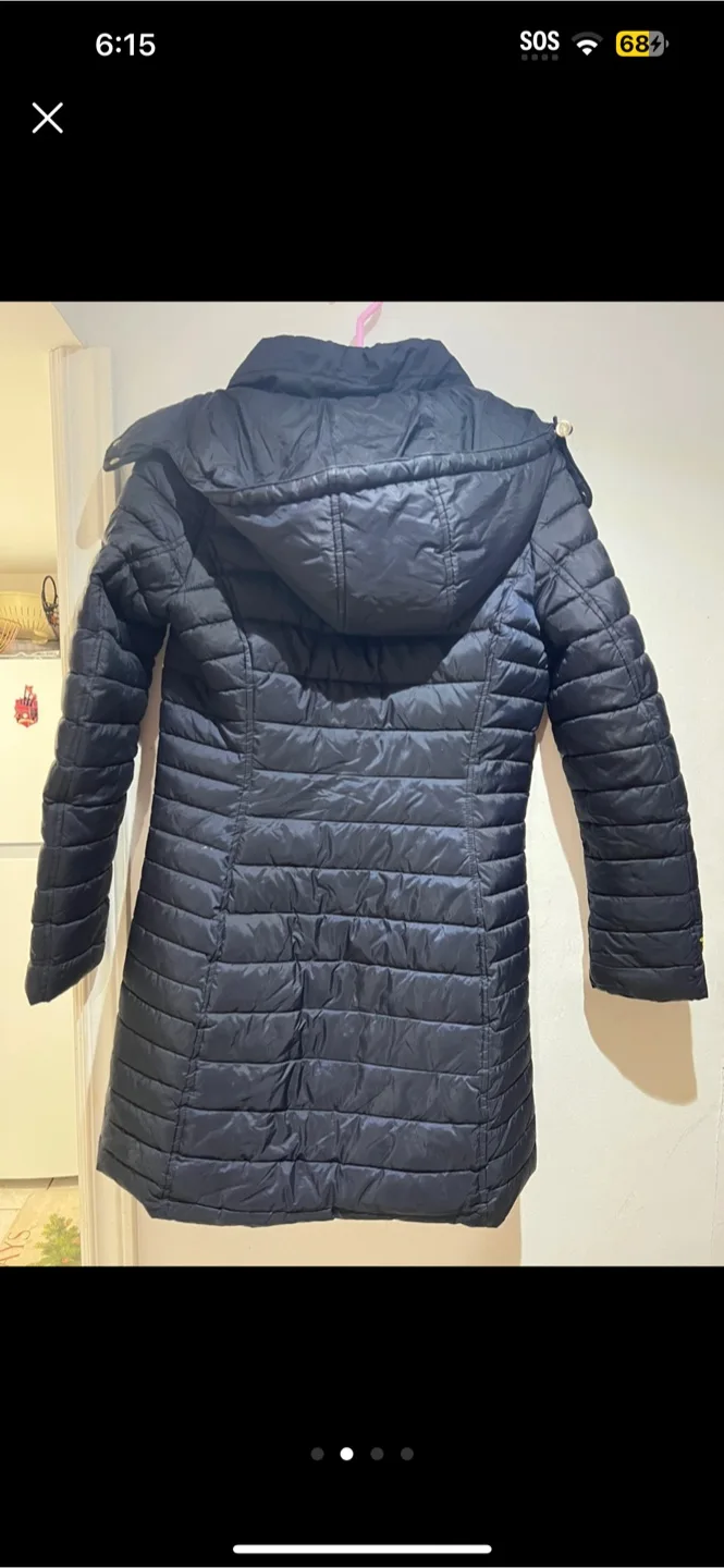 Joules Black Puffer Jacket Size UK 6 image indicator(2)