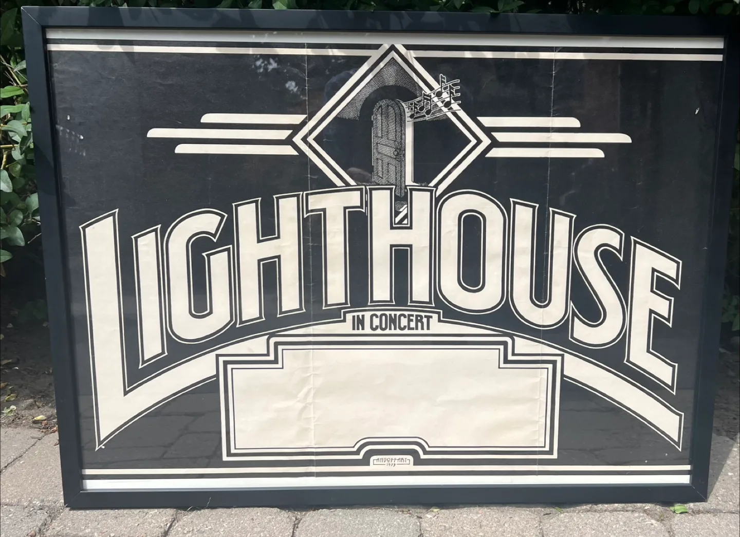 Vintage LIGHTHOUSE Concert Poster 1973 thumbnail