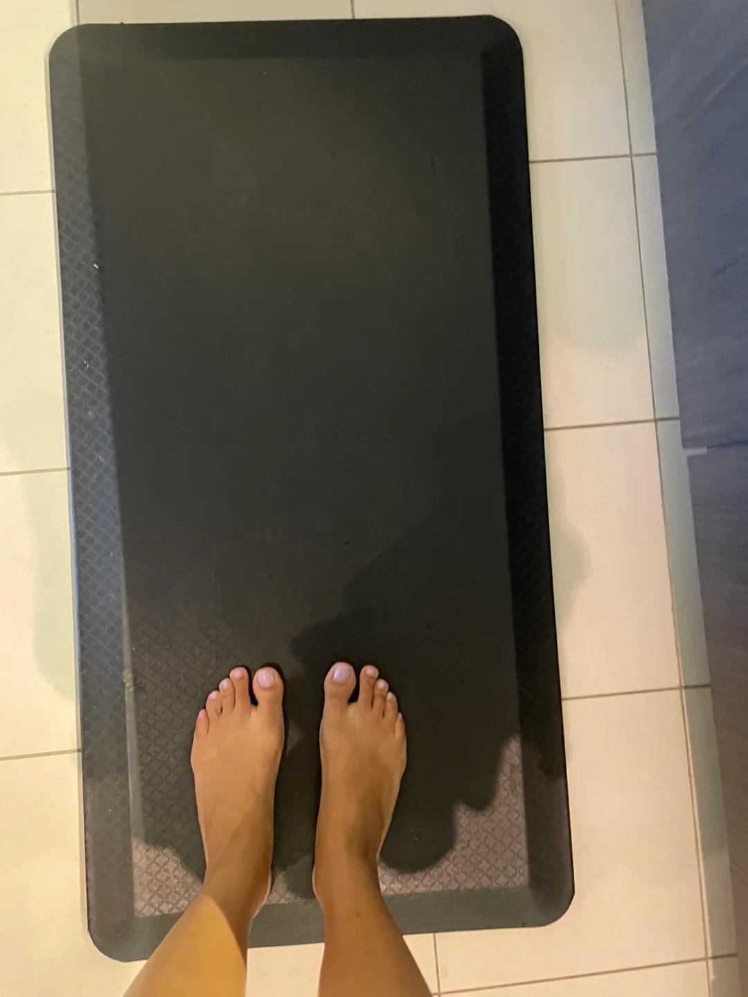 Black Anti-Fatigue Kitchen Mat (101cm x 51cm) thumbnail