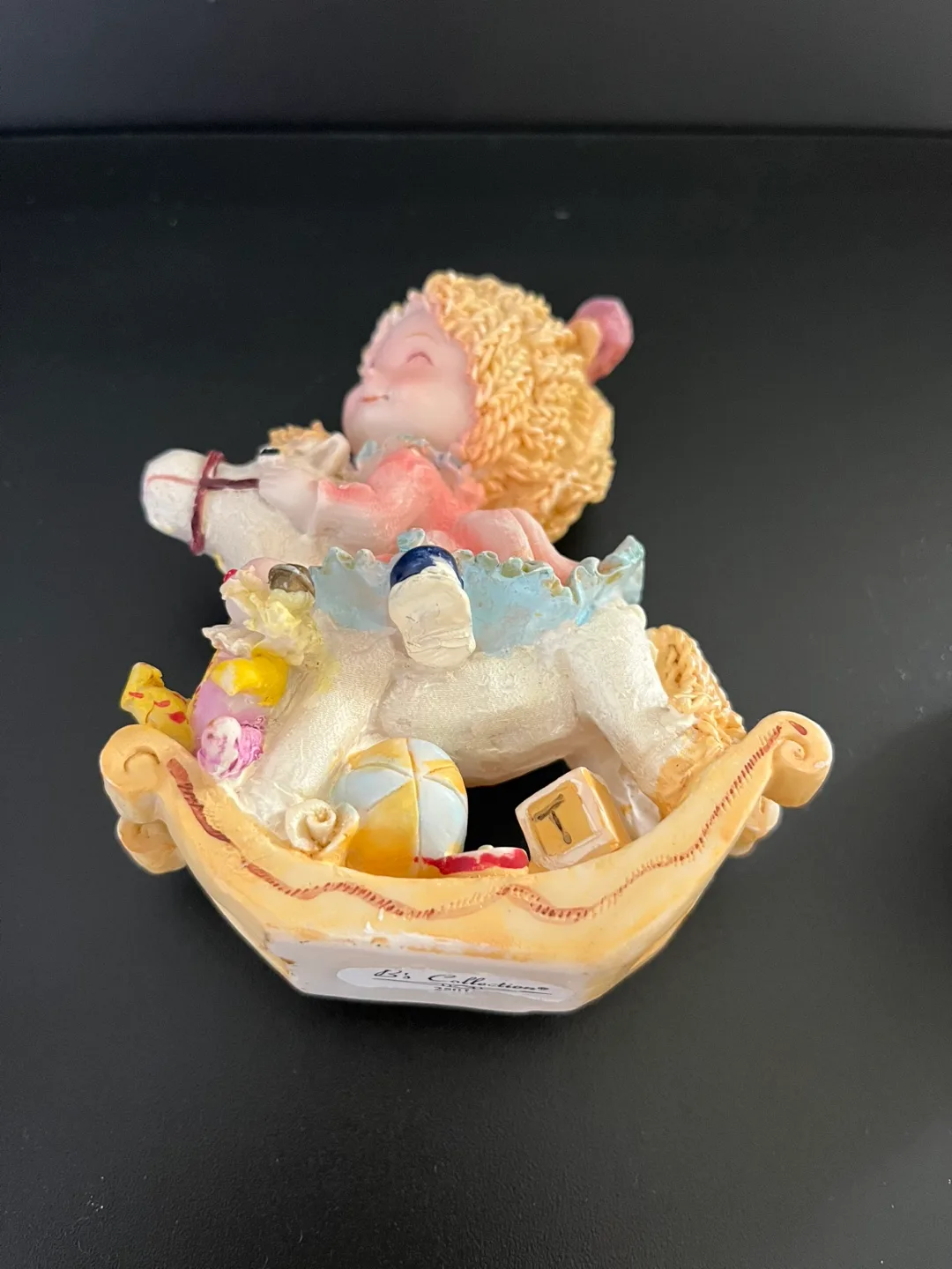 B's Collection Girl on Rocking Horse Figurine image indicator(4)