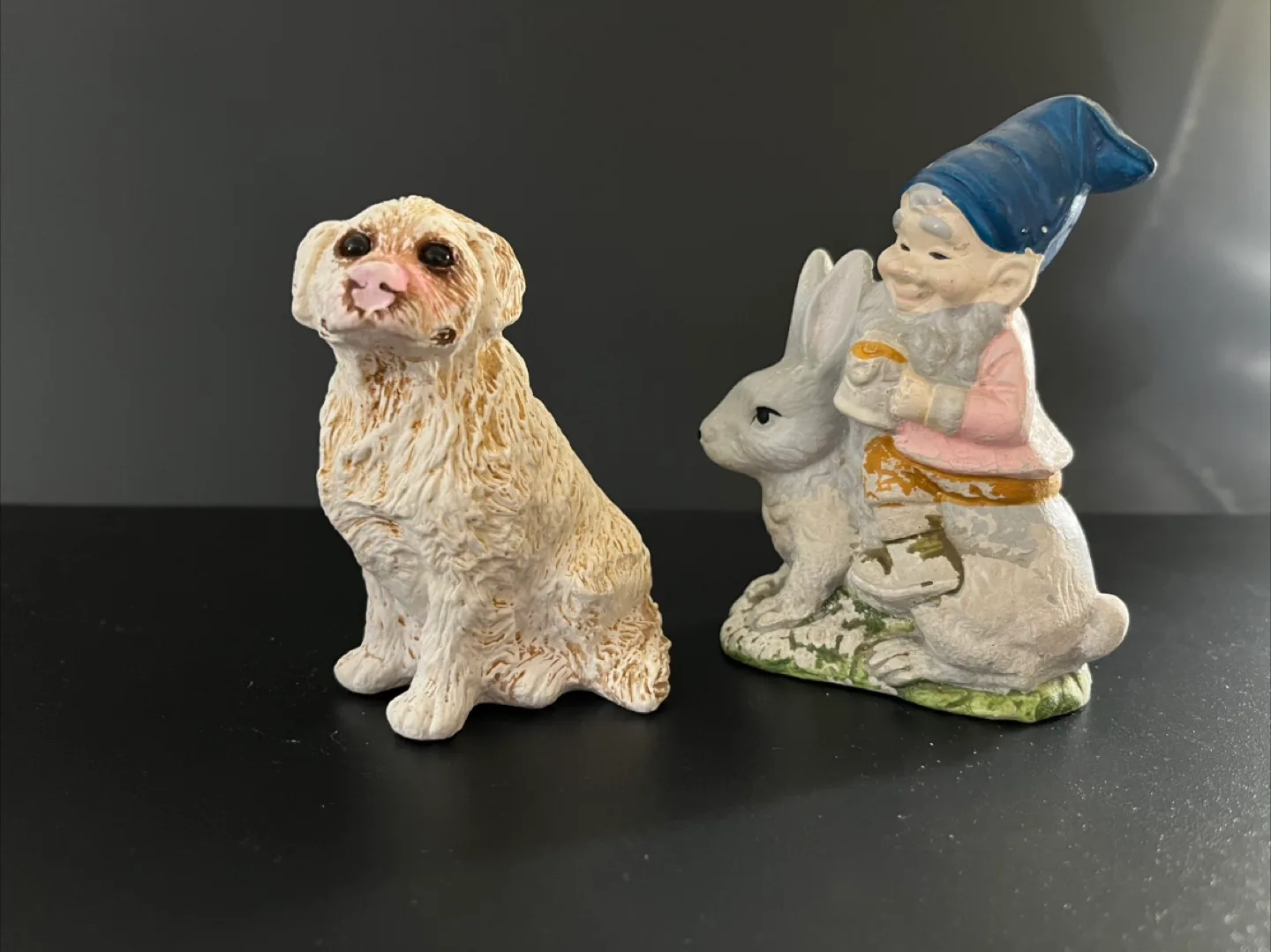 Dog and Gnome/Rabbit Figurines 🇨🇦 image indicator(3)