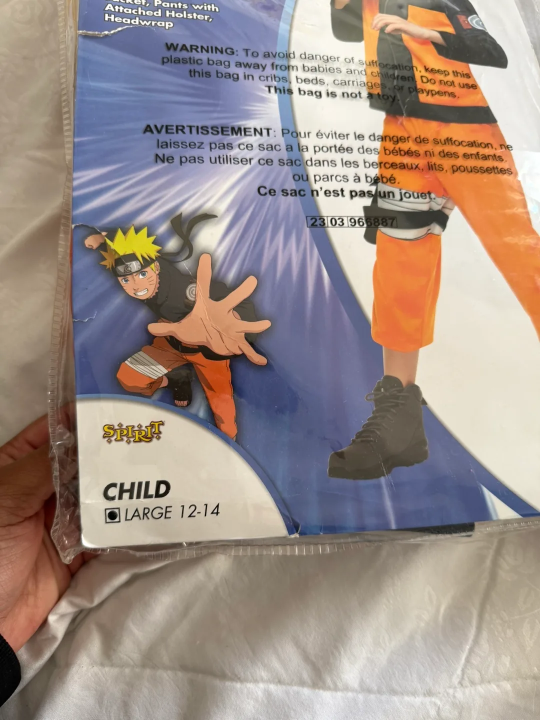 Naruto Child Costume - Size Large (12-14) image indicator(2)