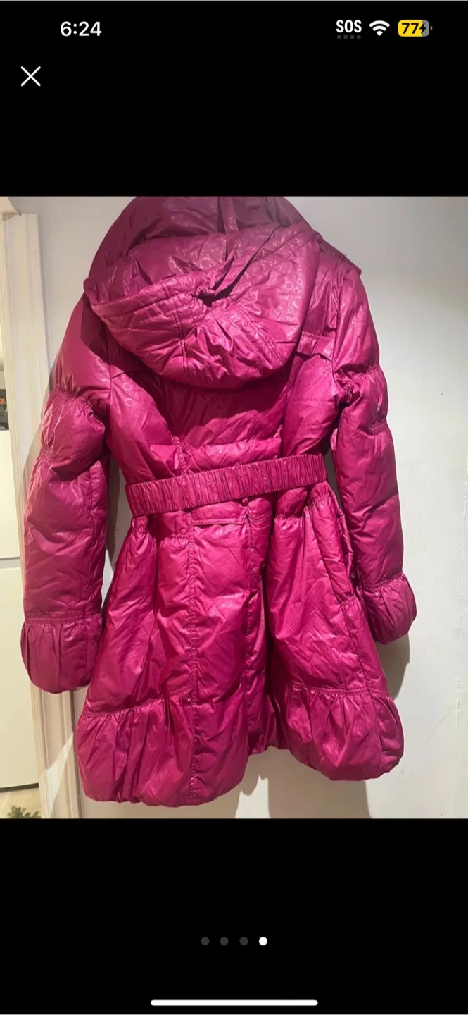 Chuang Pink Puffer Coat - Size XL image indicator(4)