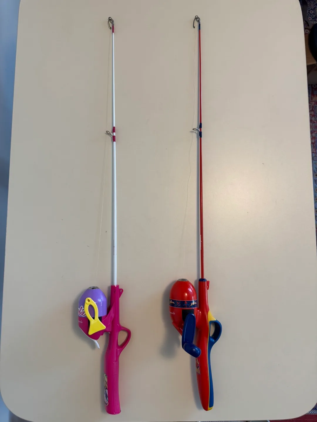 Kids Fishing Rods - Barbie & Spider-Man thumbnail