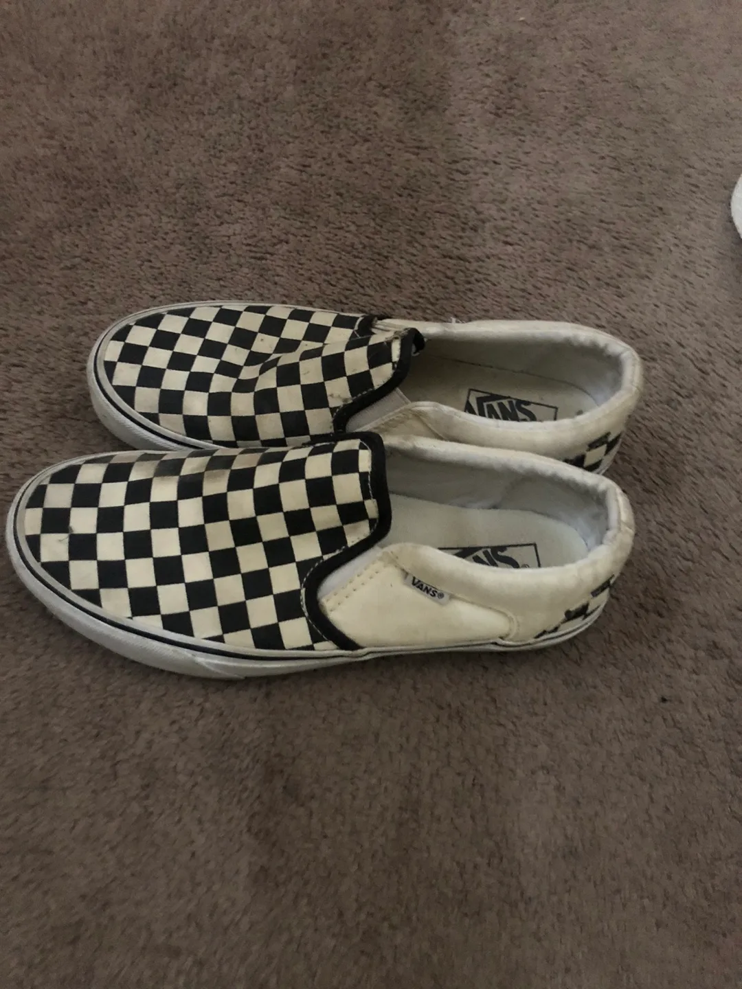 Vans Checkerboard Slip-On Shoes thumbnail