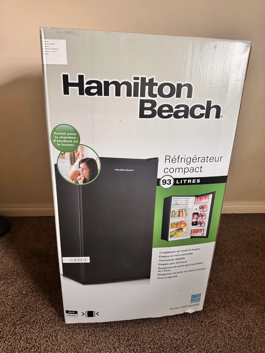 Hamilton Beach Compact Refrigerator - New in Box! thumbnail