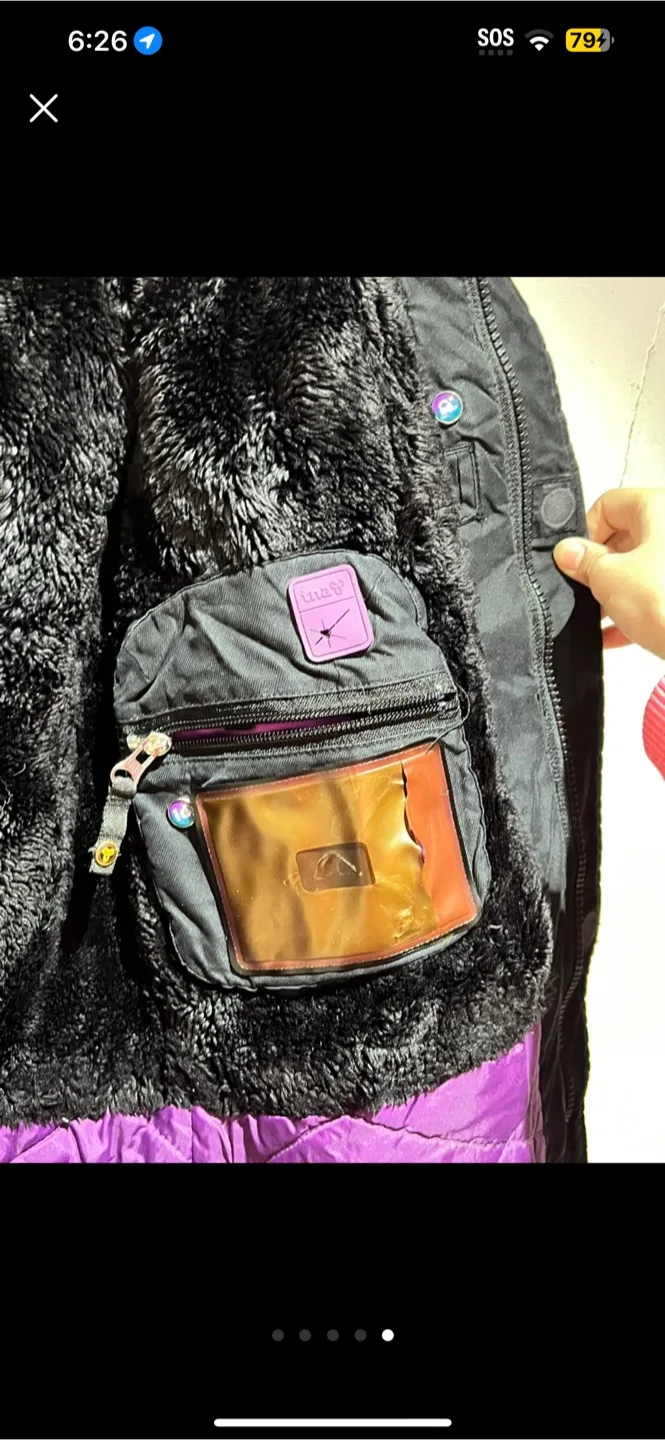 TNA Black Winter Coat image indicator(5)