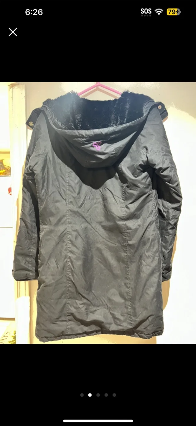 TNA Black Winter Coat image indicator(2)