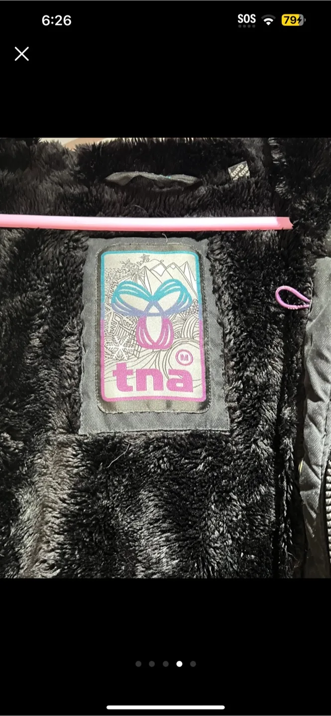 TNA Black Winter Coat image indicator(4)