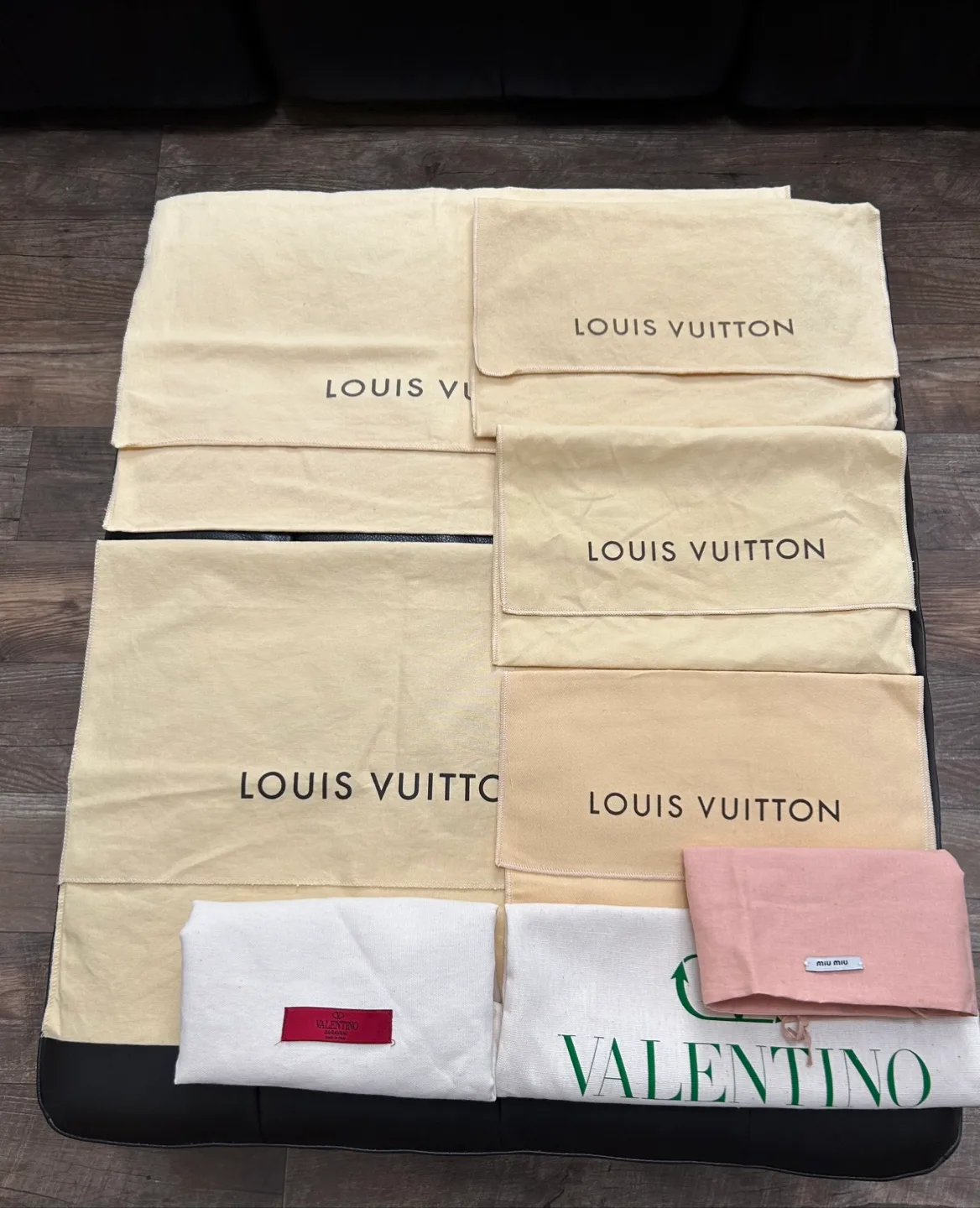 Lot of Louis Vuitton, Valentino, Miu Miu Dust Bags thumbnail