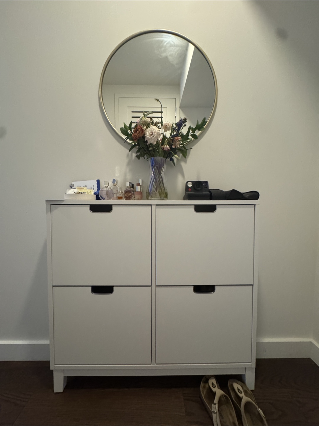 IKEA STÄLL Shoe Cabinet with 4 Compartments - White - photo 3
