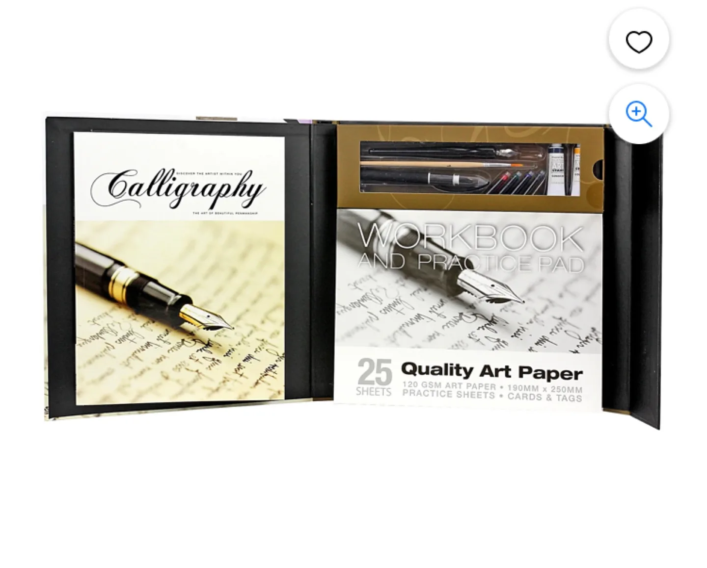 SpiceBox Adult Art Craft & Hobby Kits Art Studio Calligraphy image indicator(2)