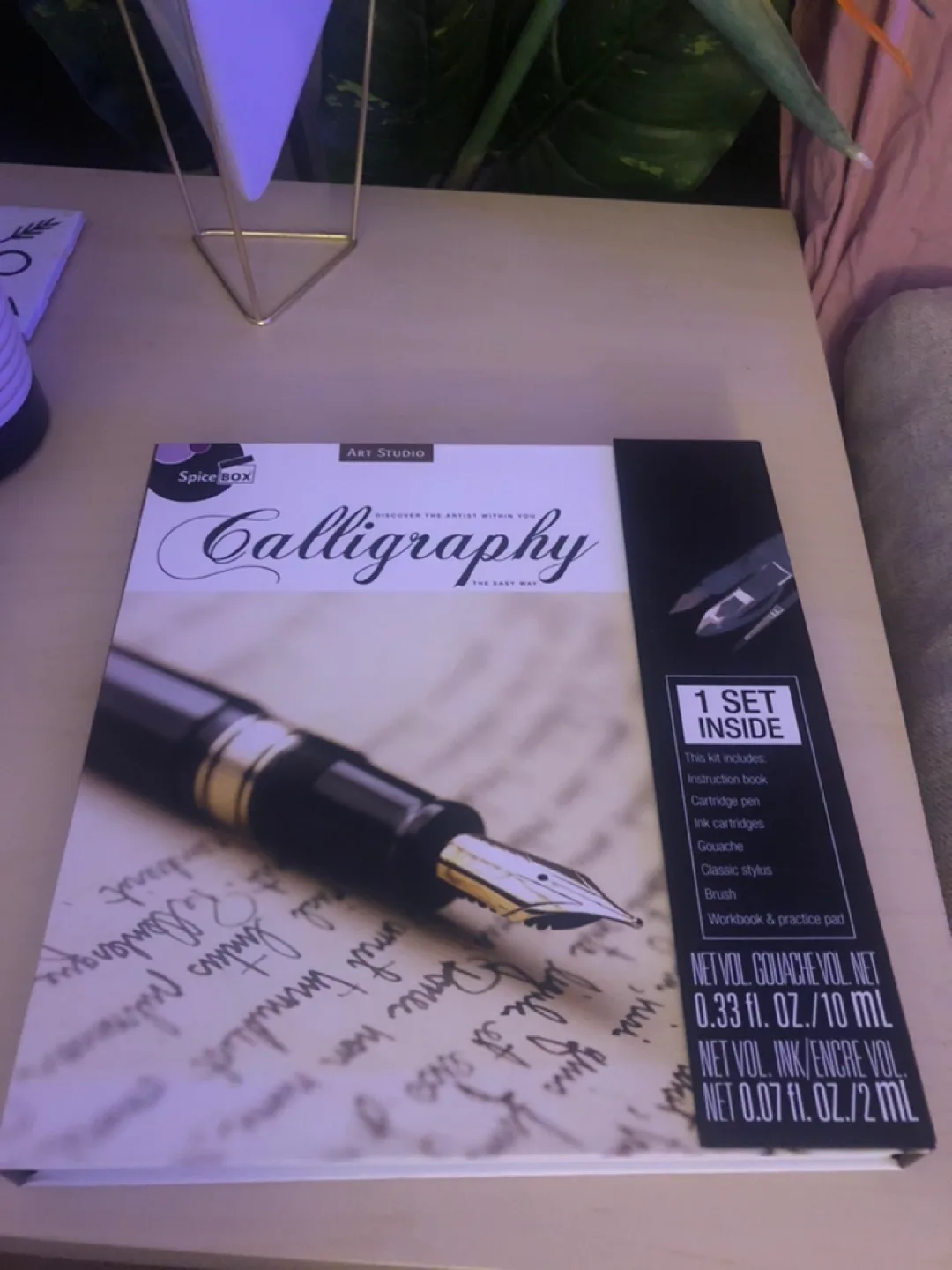 SpiceBox Adult Art Craft & Hobby Kits Art Studio Calligraphy image indicator(5)