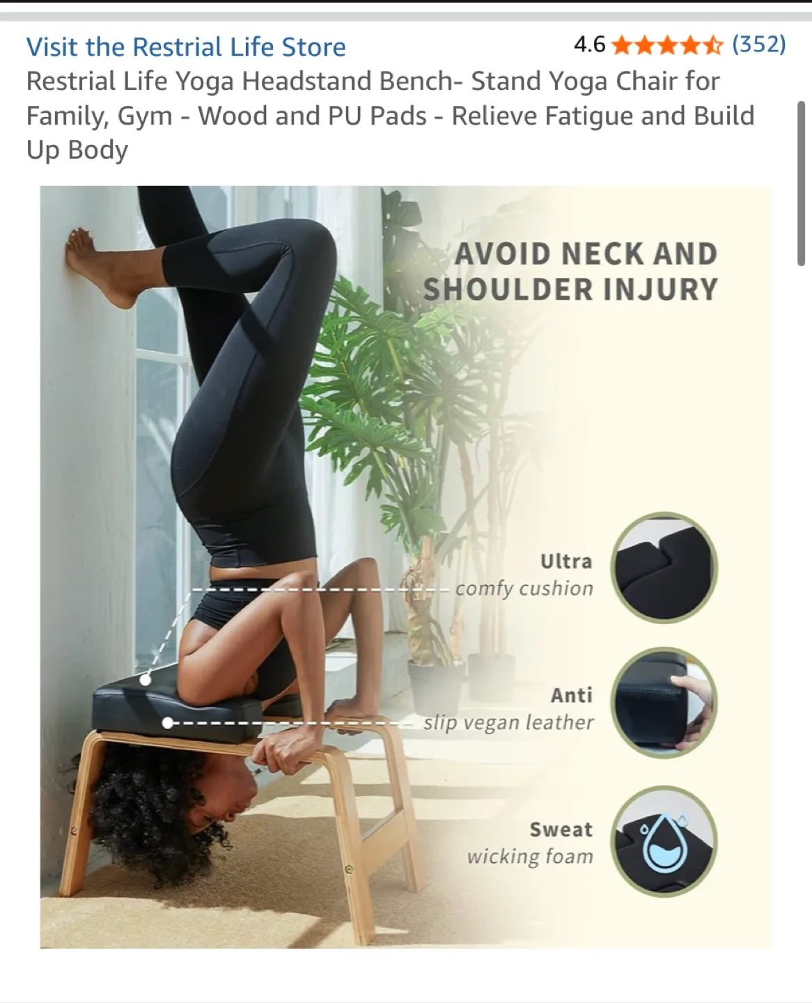 Yoga Headstand Bench thumbnail