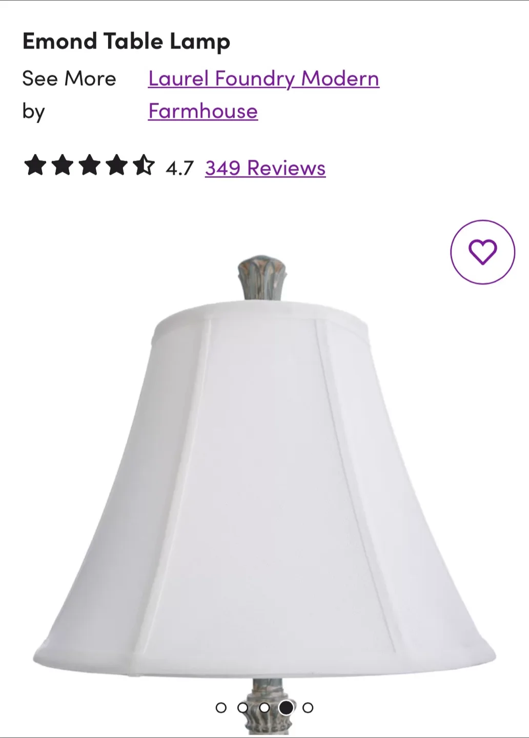 Laurel Foundry Modern Farmhouse Emond Table Lamp image indicator(4)