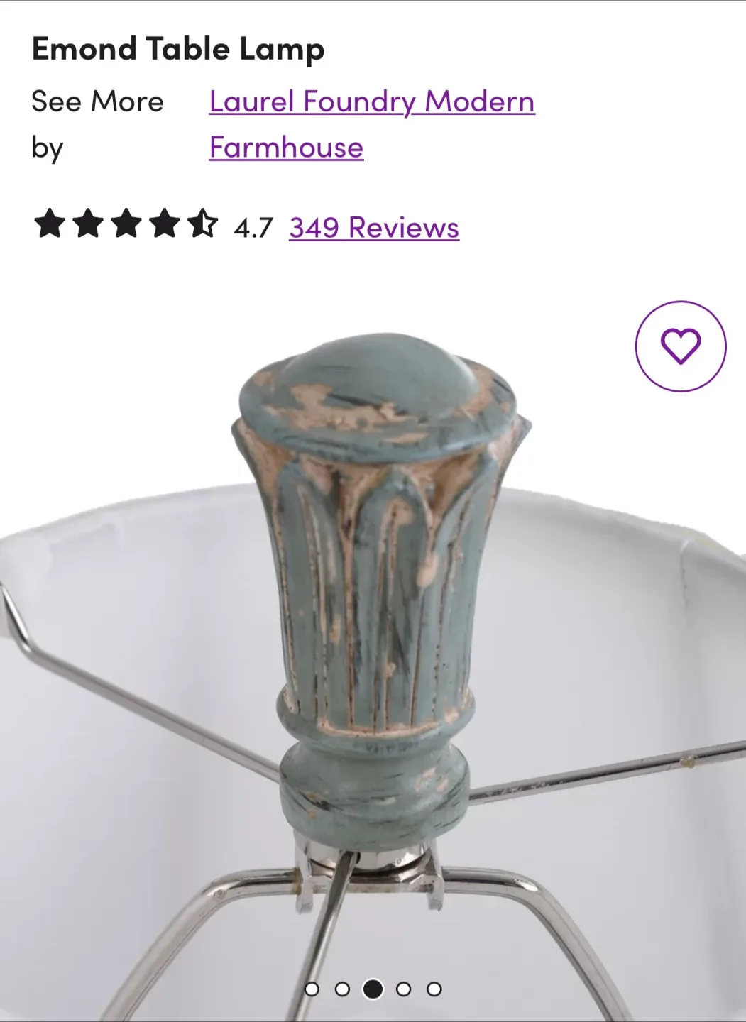 Laurel Foundry Modern Farmhouse Emond Table Lamp image indicator(3)