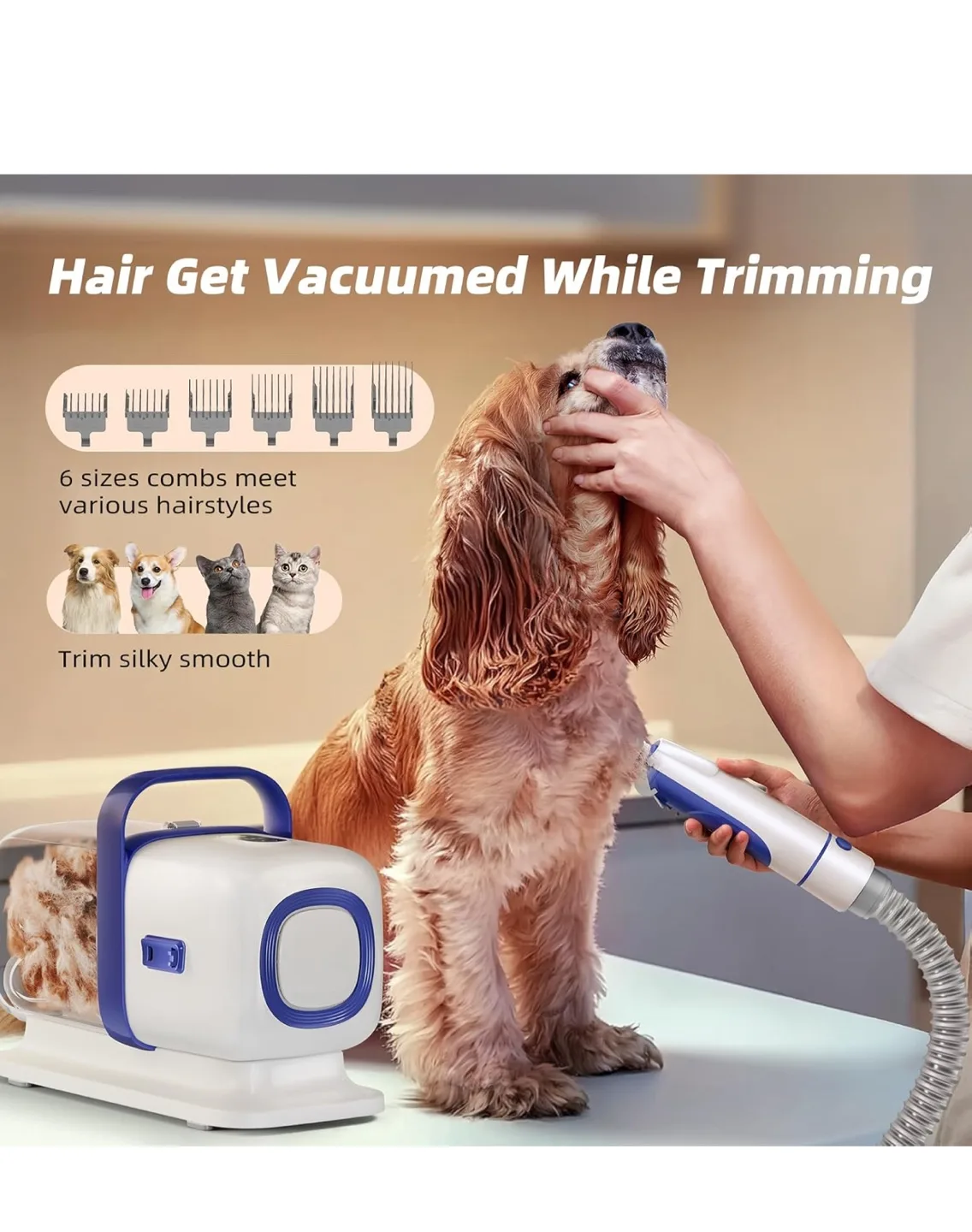 Buenkee Pet Grooming Vacuum Kit - New in Box! image indicator(3)