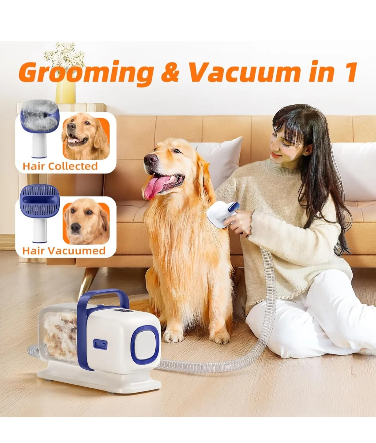 Buenkee Pet Grooming Vacuum Kit - New in Box! image indicator(2)