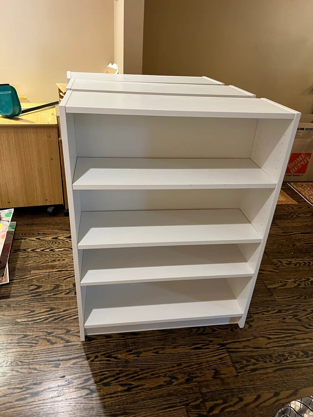 4 White Bookshelf IKEA together thumbnail