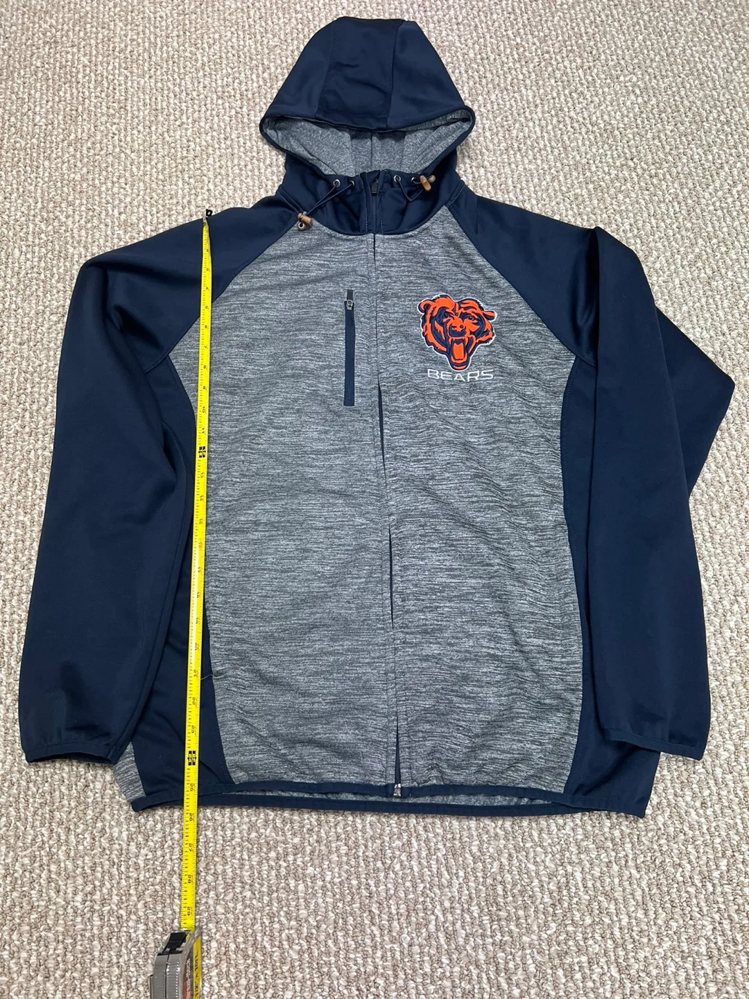 NFL Chicago Bears Full-Zip Hoodie - Size L thumbnail