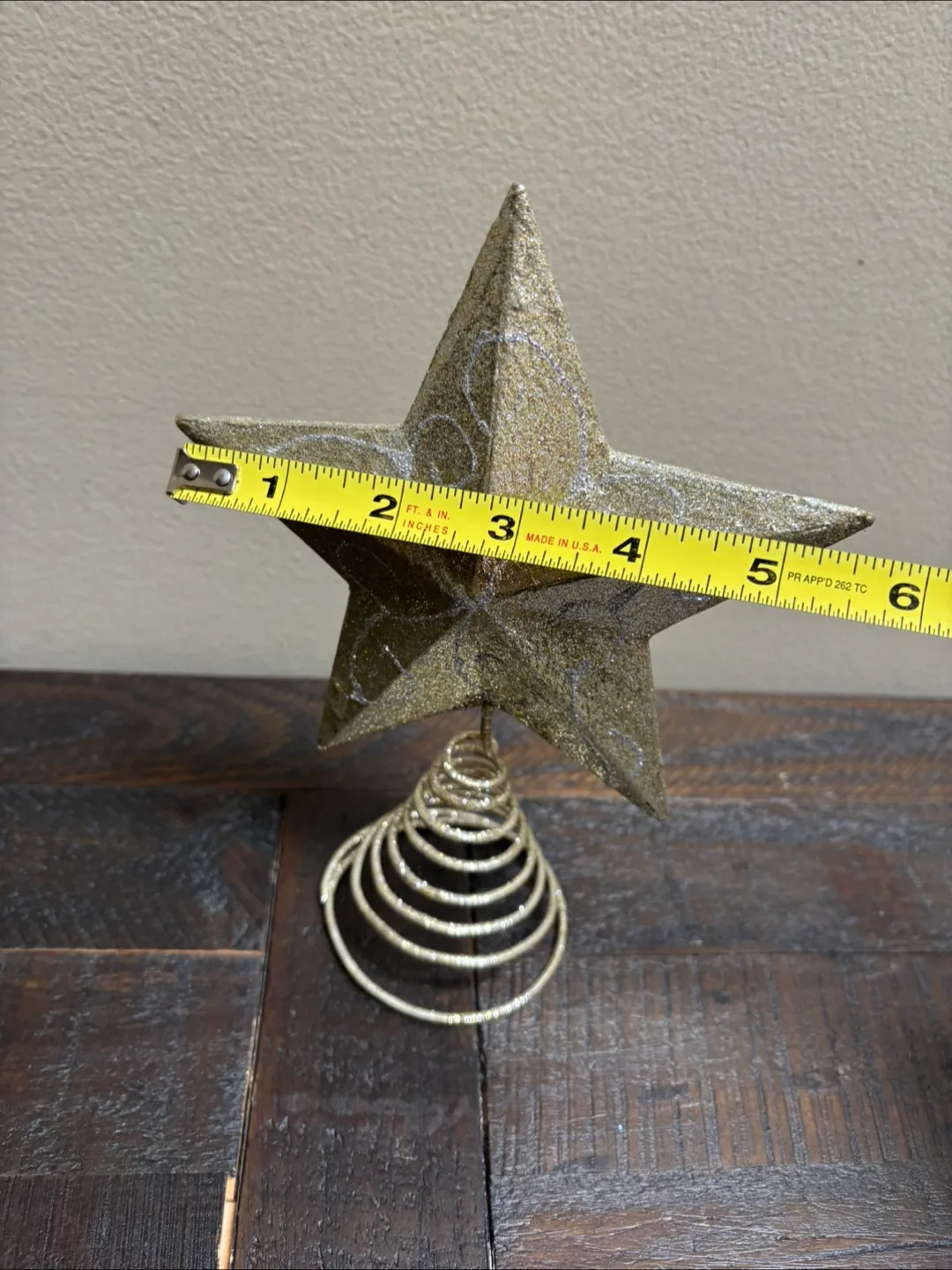 Christmas gold Tree Topper Star image indicator(4)