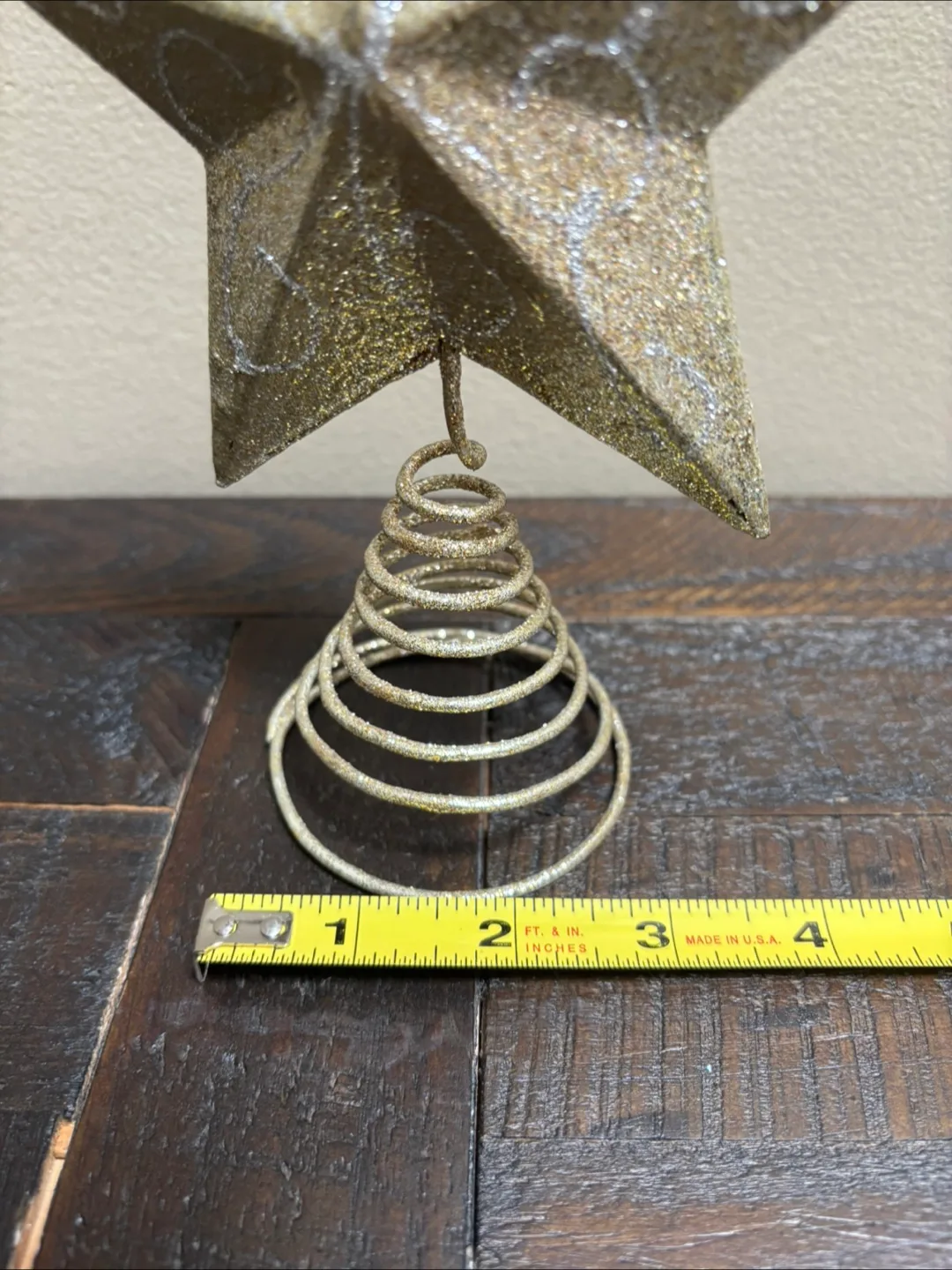 Christmas gold Tree Topper Star image indicator(3)
