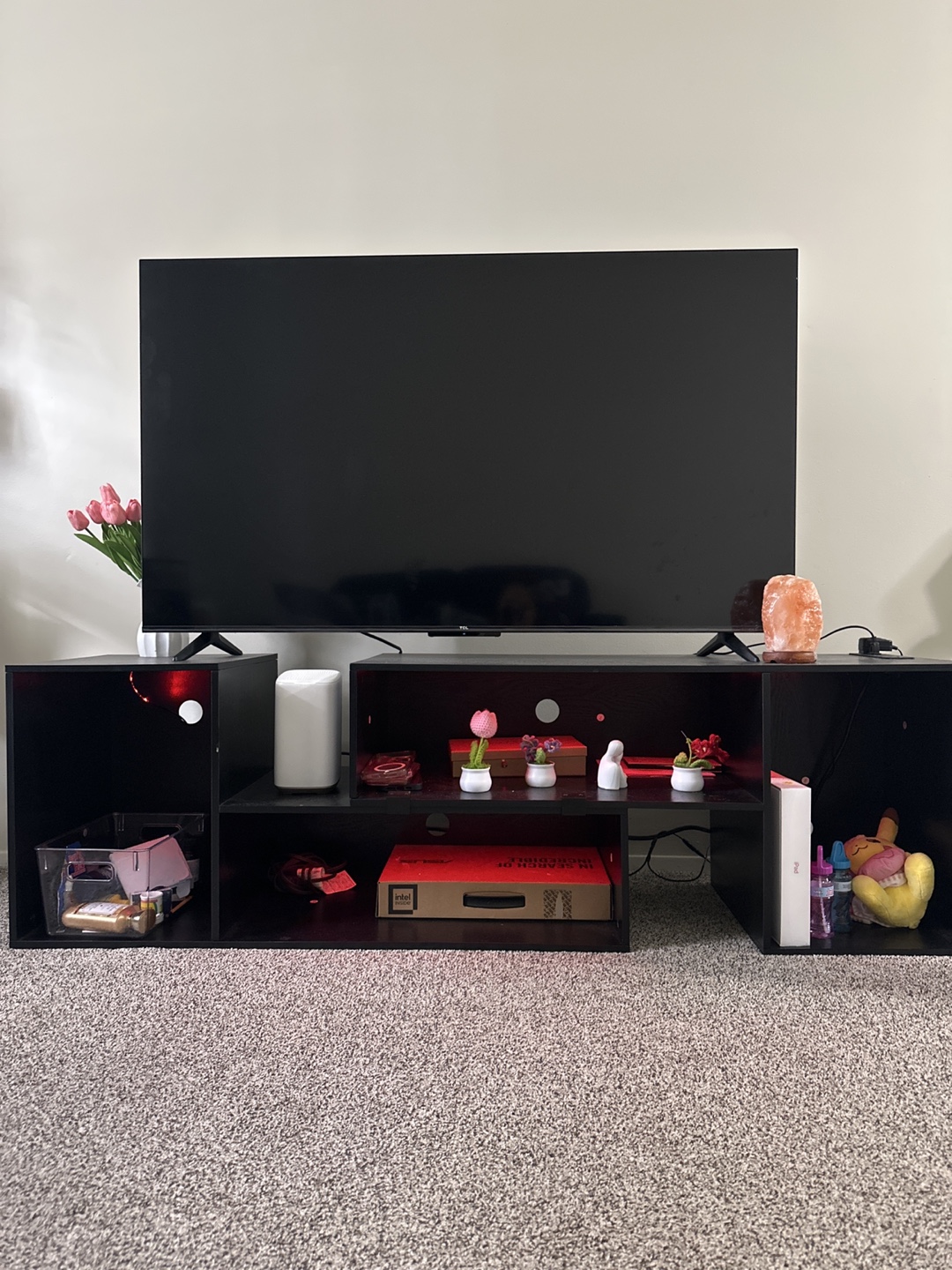 Rolanstar Black TV Stand - Like New!