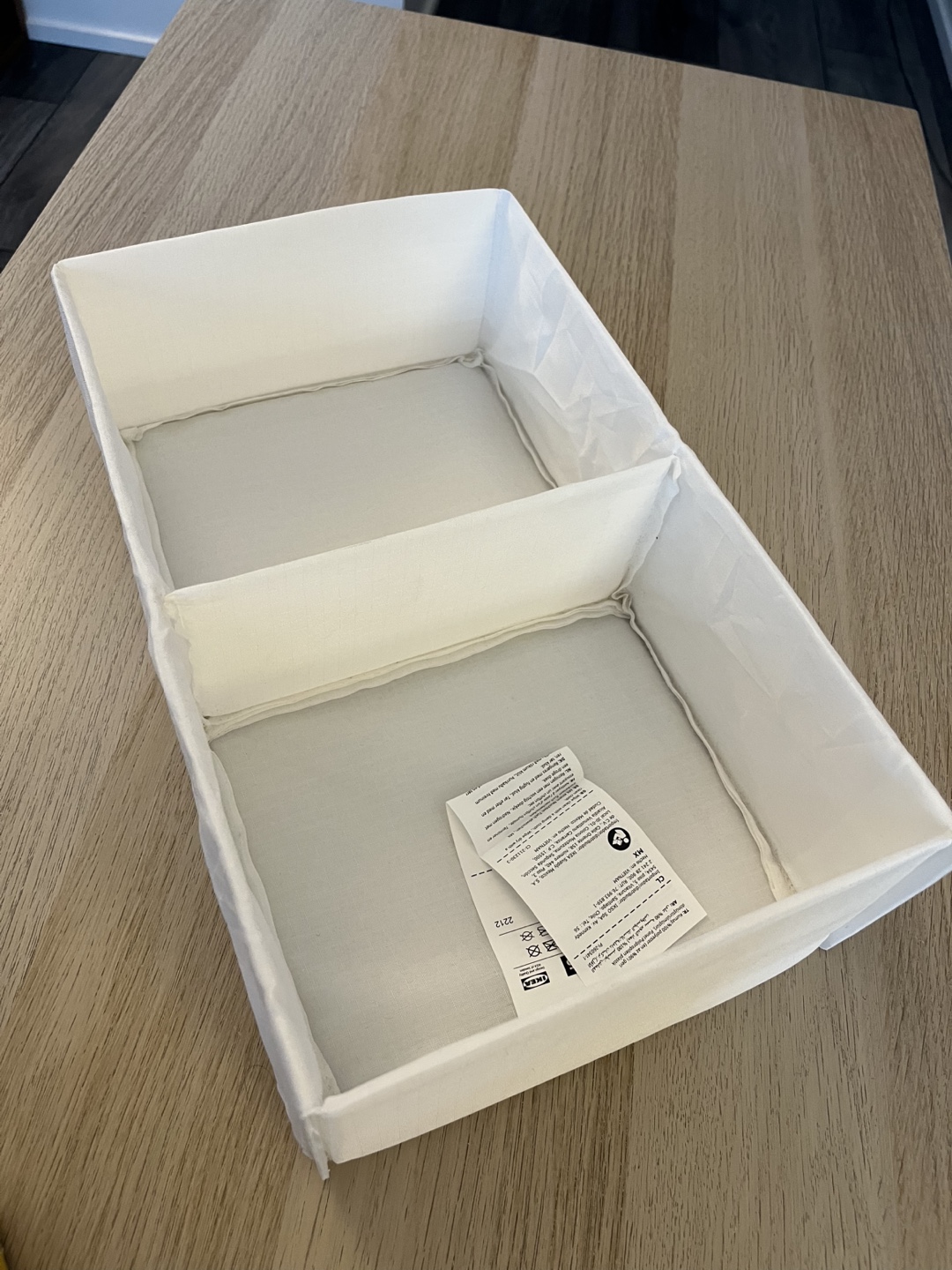 IKEA STUK Storage Box with Compartments - White - photo 2