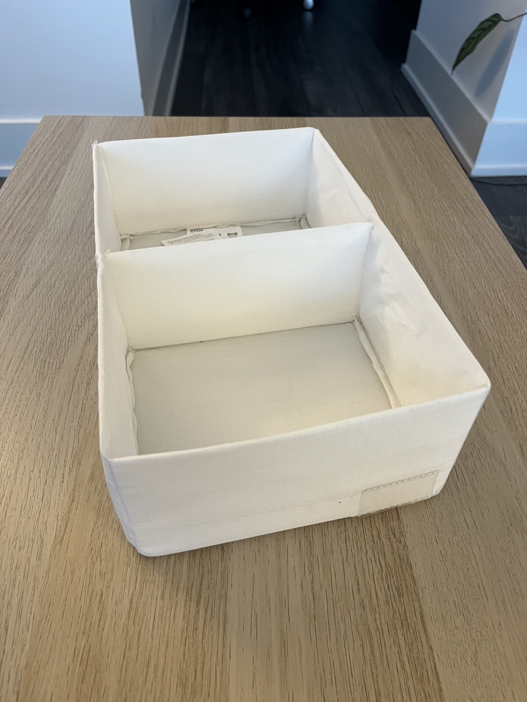 IKEA STUK Storage Box with Compartments - White