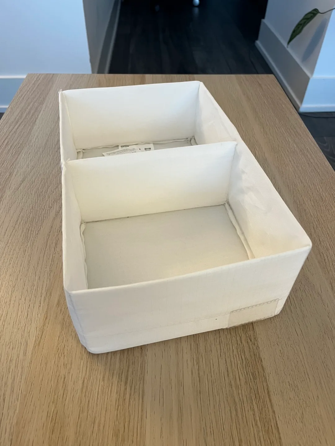 IKEA STUK Storage Box with Compartments - White thumbnail