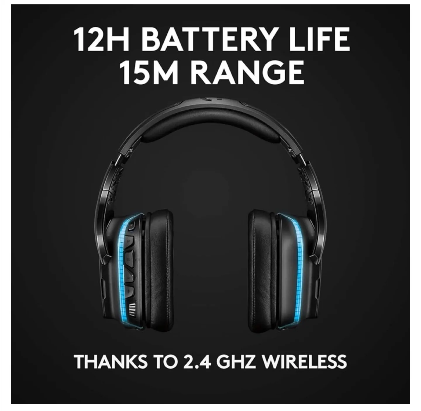 Logitech G935 Gaming Headset. Black/Blue. Brand New, Open Box. image indicator(6)