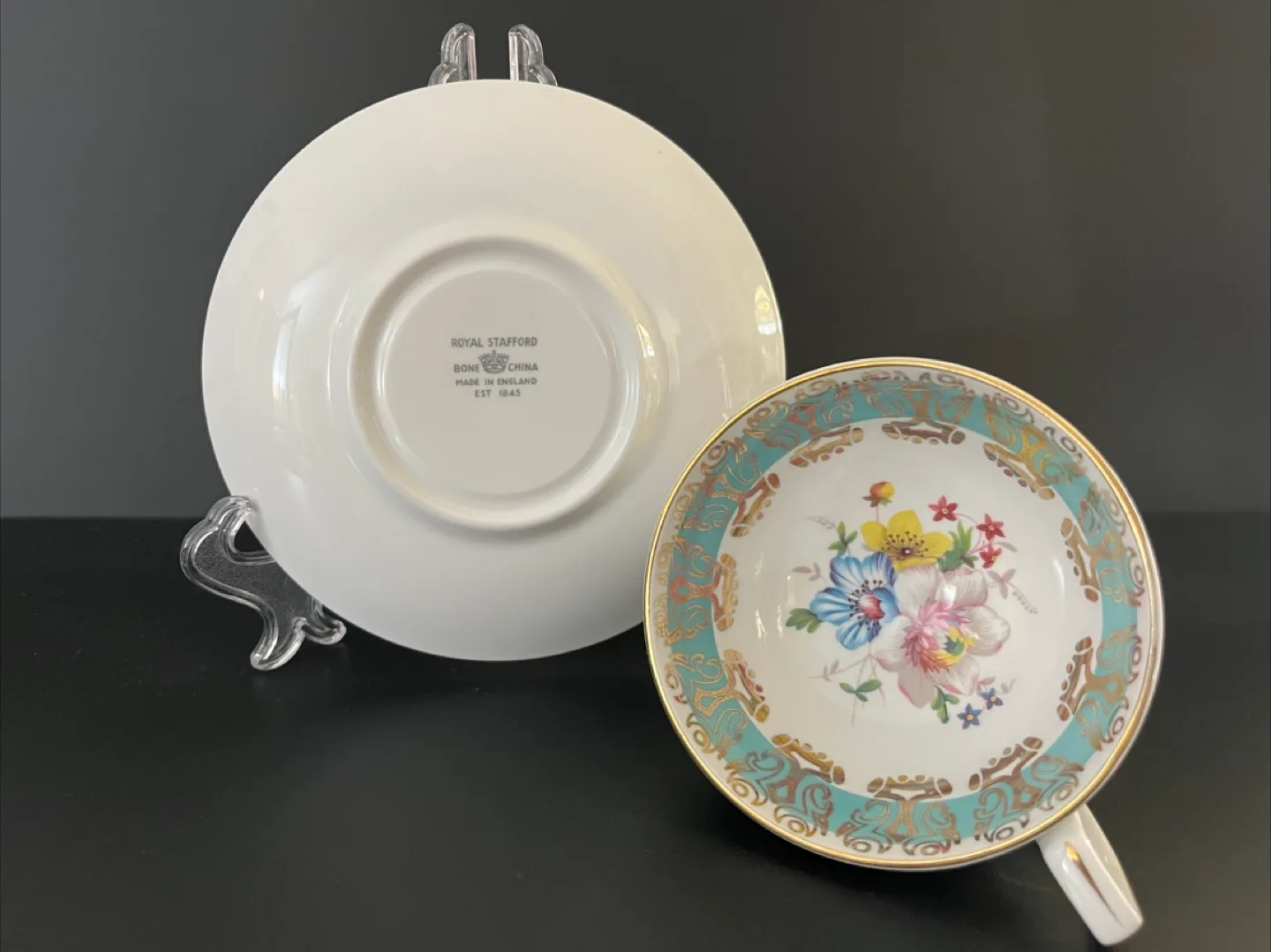 Royal Stafford Bone China Tea Cup & Saucer image indicator(5)