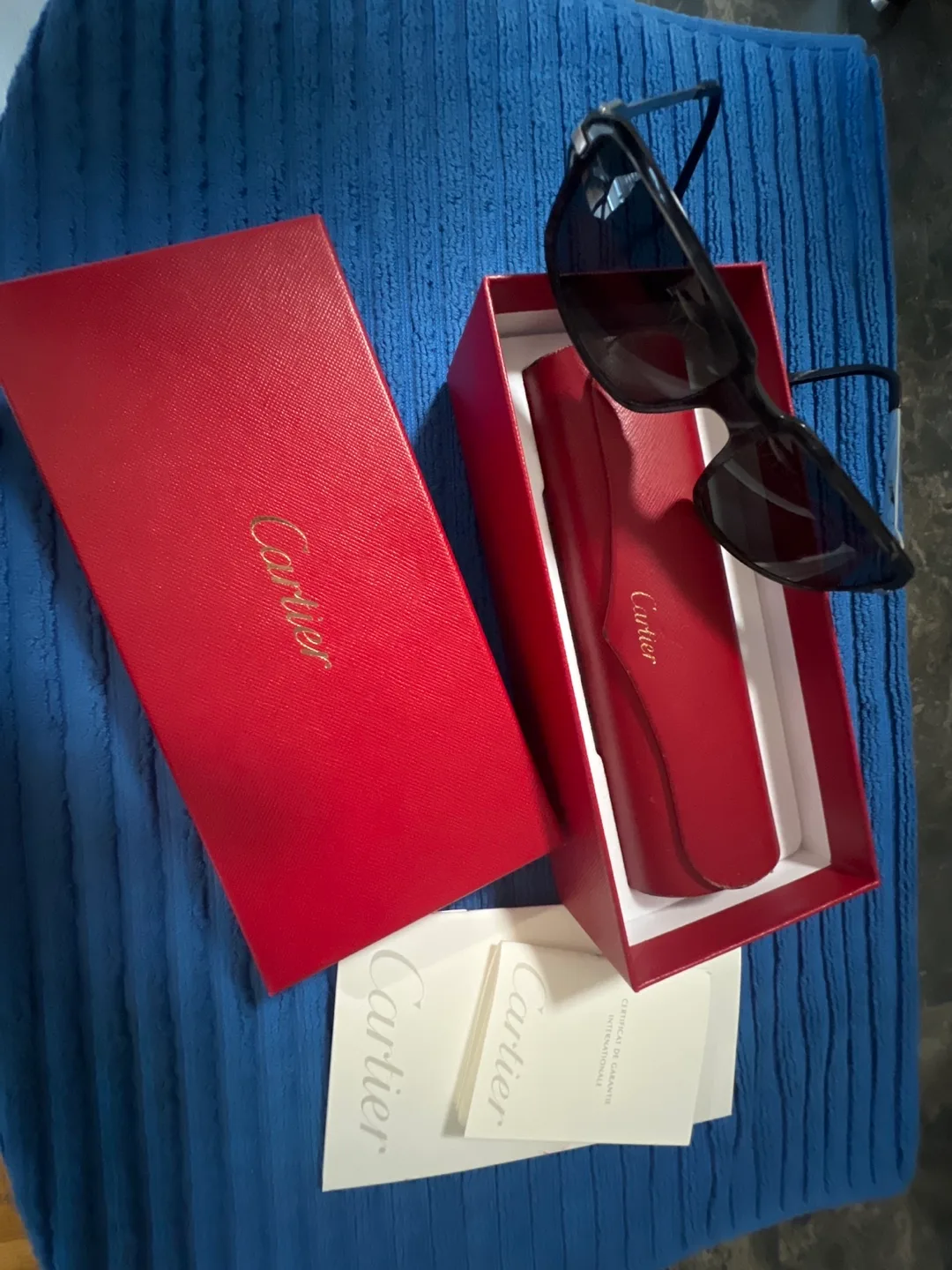 Cartier Sunglasses with Case & Box thumbnail
