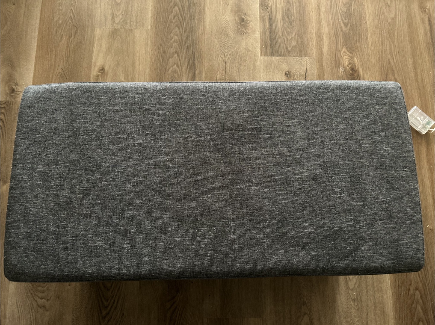 Grey Storage Ottoman Bench - photo 2