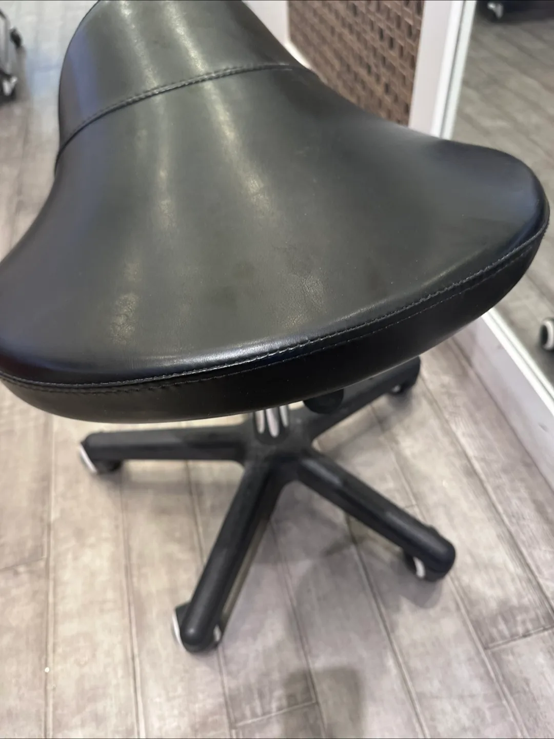 Black Saddle Stool thumbnail