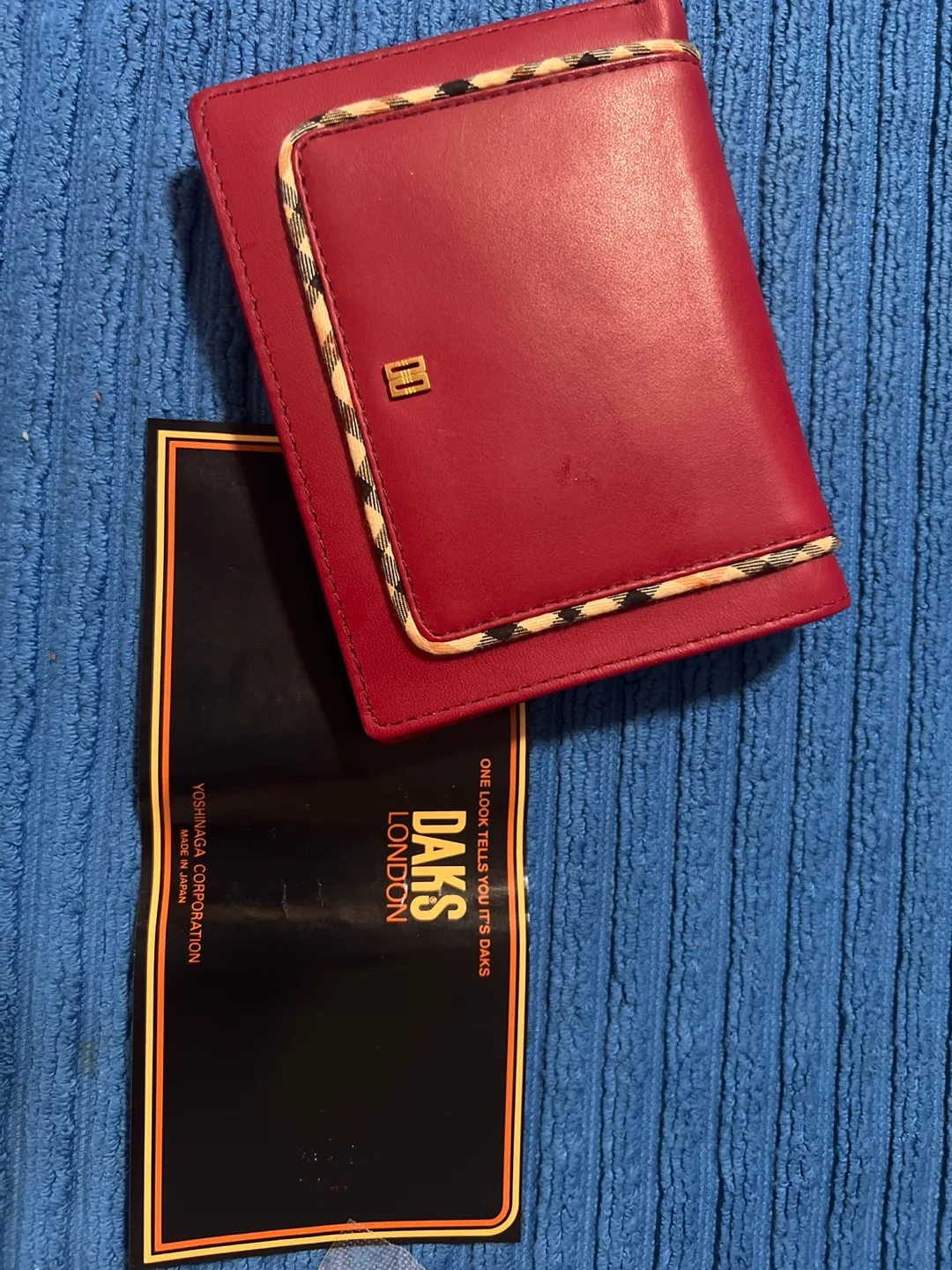 DAKS London Red Wallet thumbnail