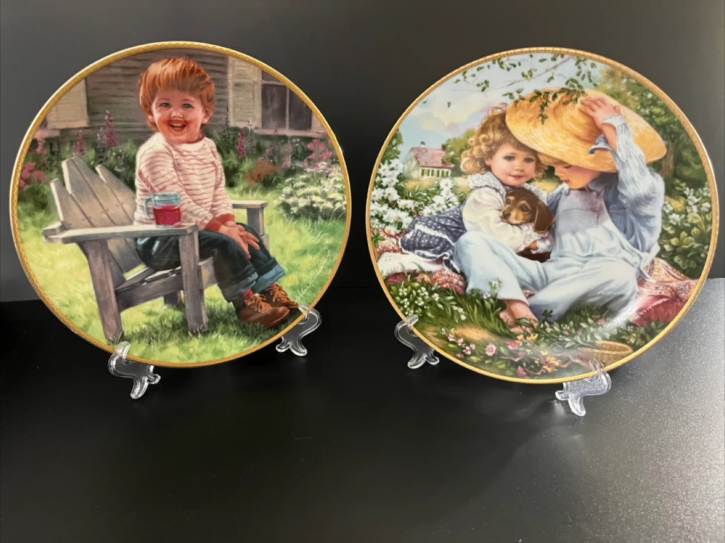 Reco 'A Time to Love' Collector Plates image indicator(2)