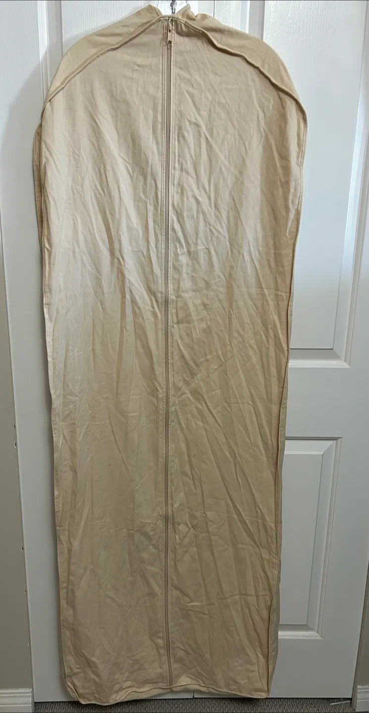 Authentic Louis Vuitton Garment Bag - Beige Cotton image indicator(5)