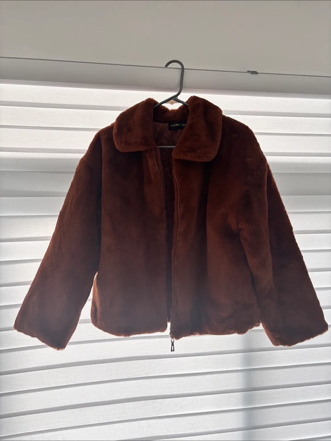 Brown Faux Fur Jacket thumbnail