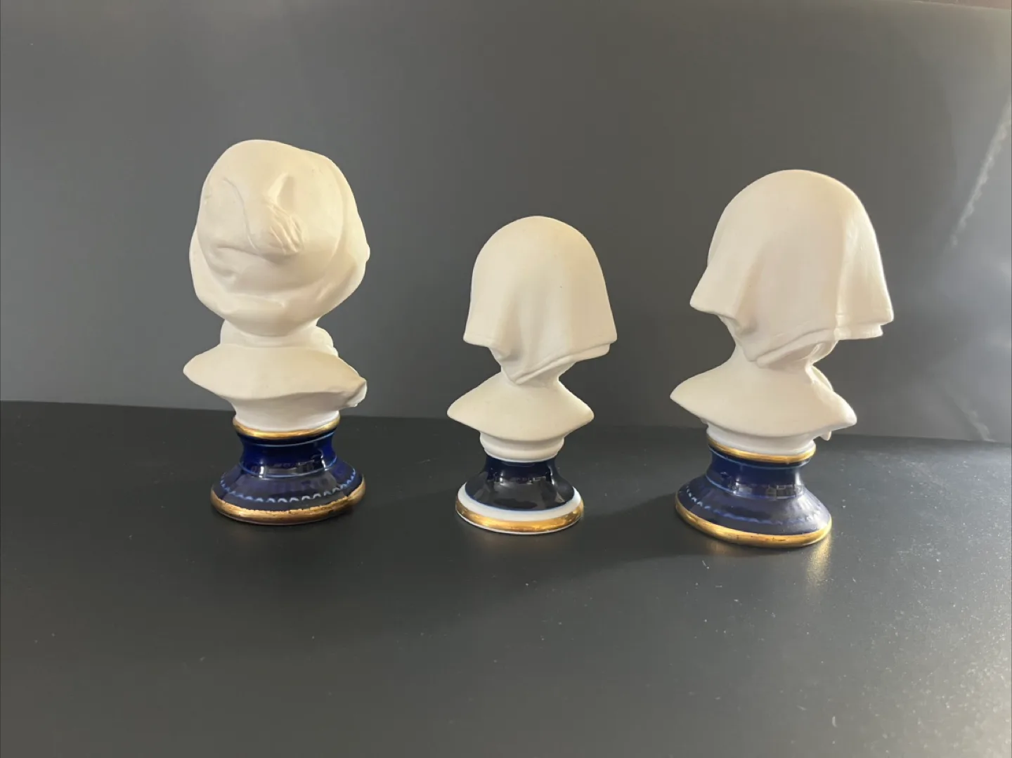 Price for ALL - Vintage Ceramic Bust Figurines image indicator(7)