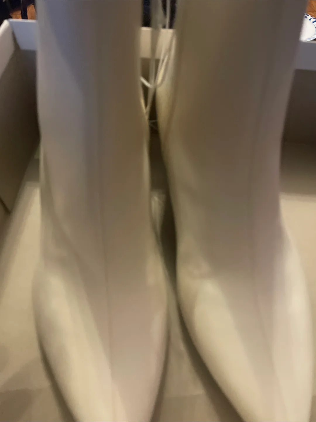 White Ankle Boots thumbnail