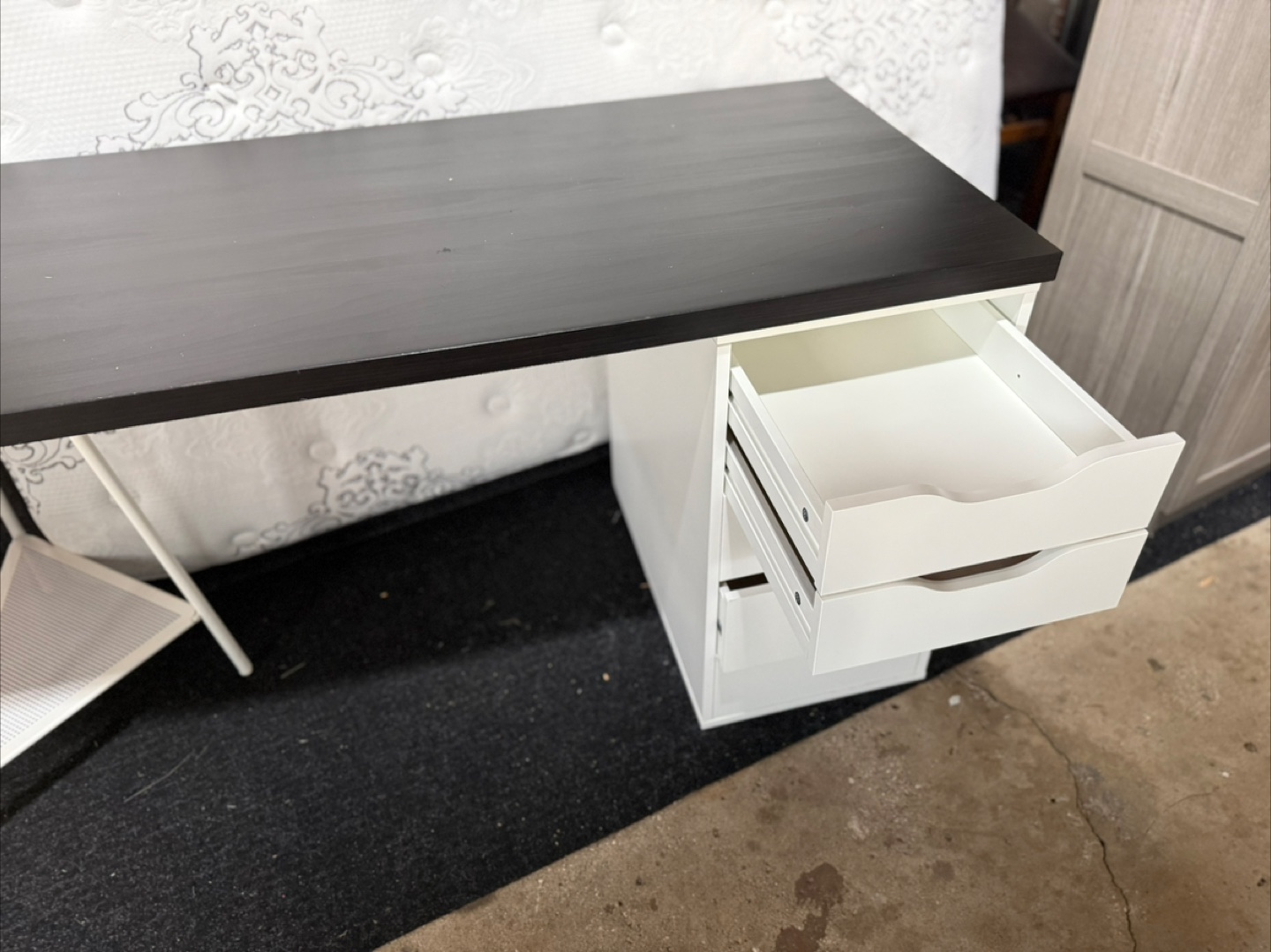IKEA Alex Desk with Drawer Unit - photo 4