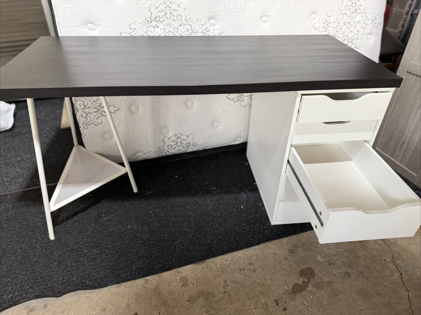 IKEA Alex Desk with Drawer Unit - photo 3