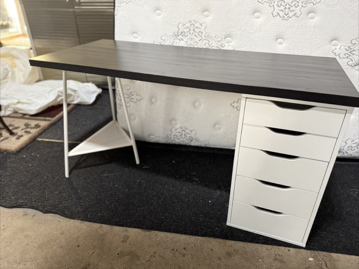 IKEA Alex Desk with Drawer Unit - photo 2