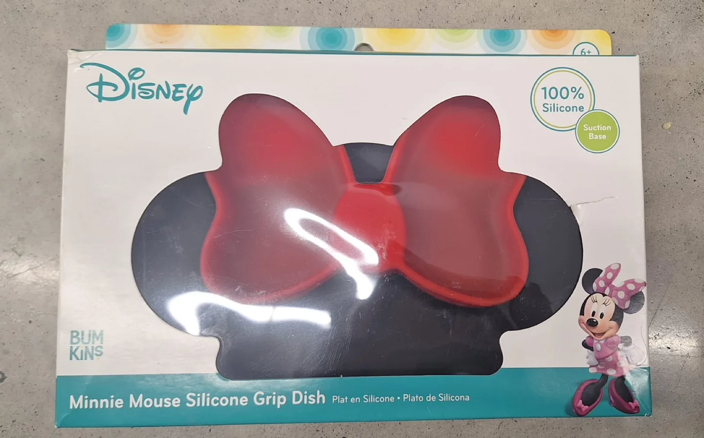 Bumkins Bumkins - Silicone Grip Dish - Disney Minnie Mouse image indicator(3)