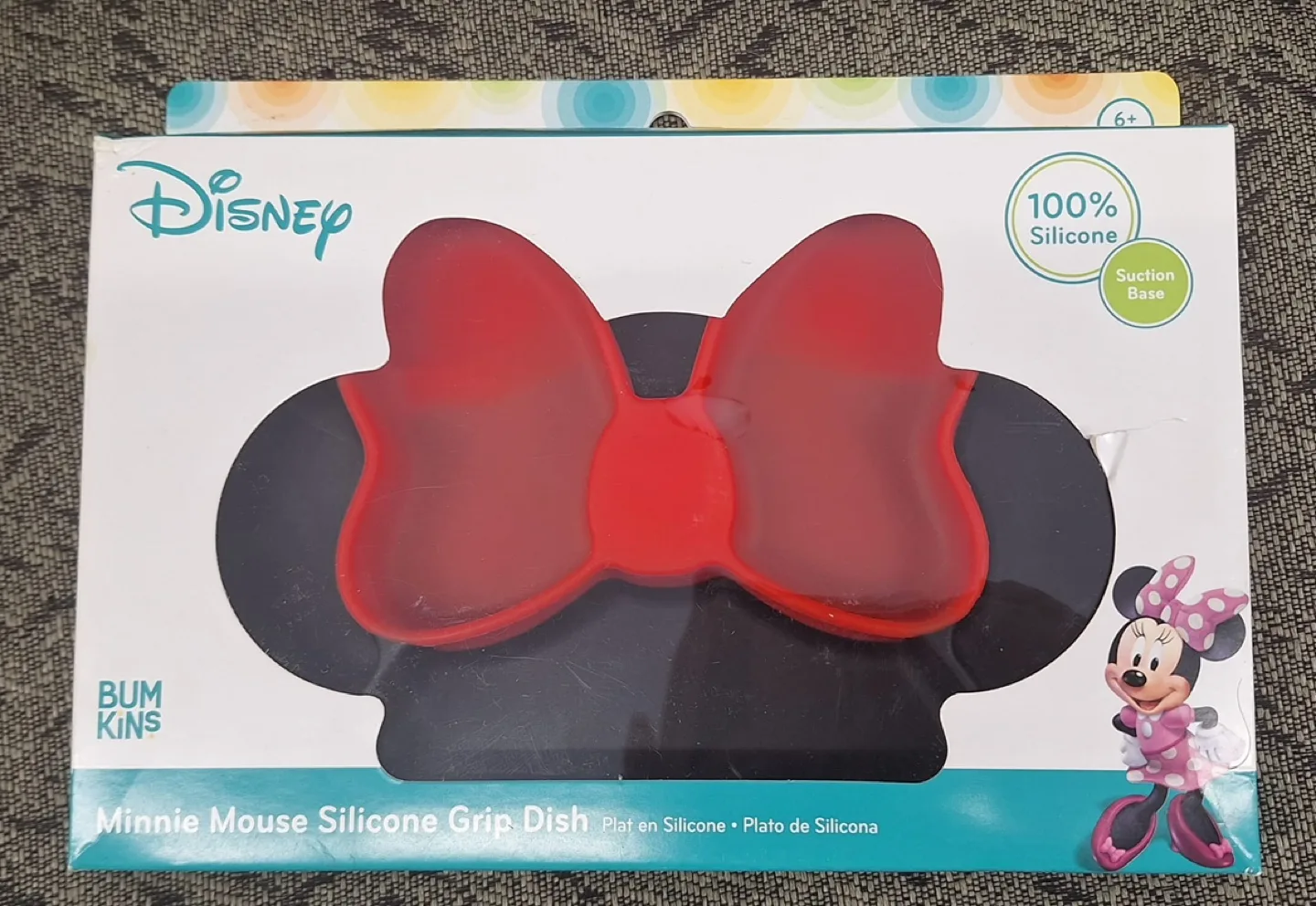 Bumkins Bumkins - Silicone Grip Dish - Disney Minnie Mouse image indicator(2)