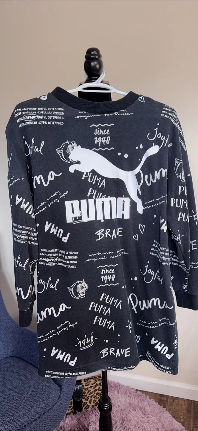 Puma Long Black Dress thumbnail