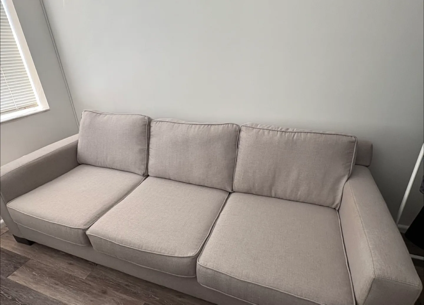 Beige Sofa - Great Condition! thumbnail